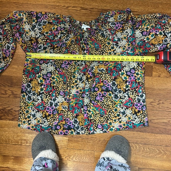 Apiece Apart Esparta Top Size XL Multicolor Floral Organic Cotton - Picture 8 of 9